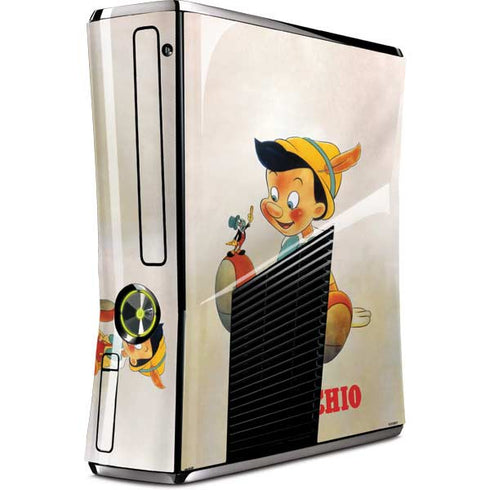 Disney Pinocchio Vintage Portrait Xbox 360 Slim (2010) Skin